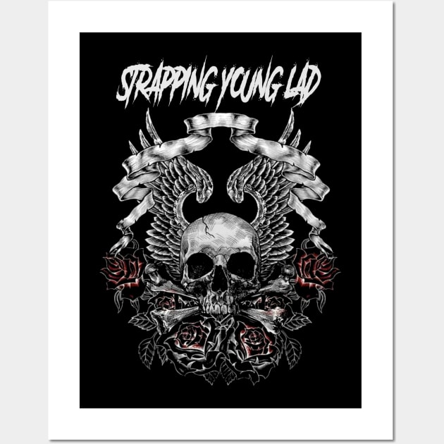 STRAPPING YOUNG LAD MERCH VTG Wall Art by Bronze Archer